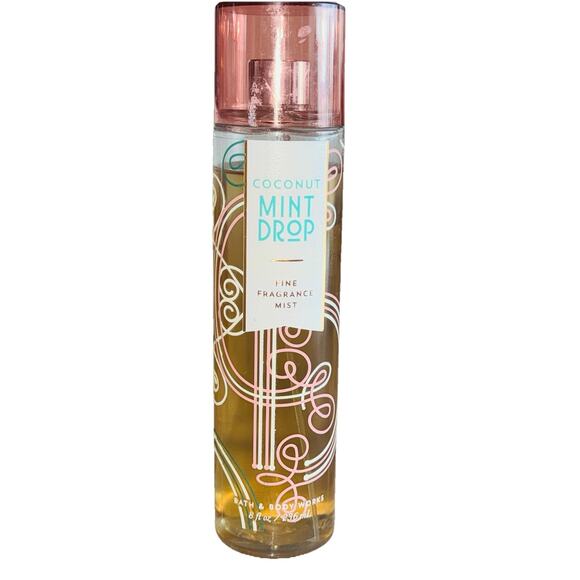 Retired Bath & Body Works Coconut Mint Drop Fine Fragrance Must 8 Oz Body Spray - Picture 1 of 5